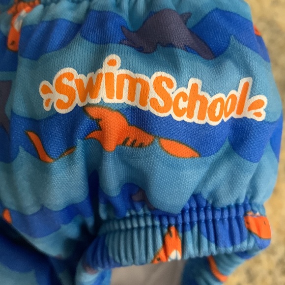 SwimSchool Reusable Baby Swim Diaper 18 months shark and whales - Picture 2 of 6